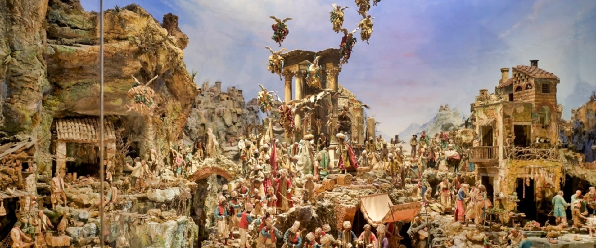 Il Presepe Cuciniello del Museo San Martino di Napoli rappresenta una delle più alte espressioni artistiche nell’ambito dei presepi del Settecento.