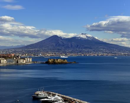 Die herrliche Aussicht auf den Golf von Neapel Hotel Posillipo