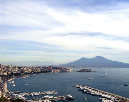 Mergellina overview from the BW Signature Collection Hotel Paradiso from Naples, 4 star Hotel Posillipo