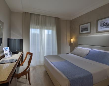 那不勒斯最佳西方酒店帕拉迪索的舒适客房是宽和舒适的客房，最近重新装修